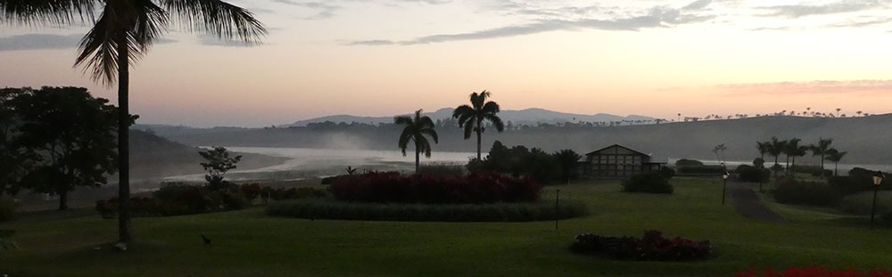 dawn at the guest house